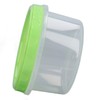 12 Sets 1 Cup Containers 8oz Stackable Reusable Round Plastic