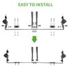 10L0L Universal 2 Passenger Golf Cart Seat Belt Bracket Kit