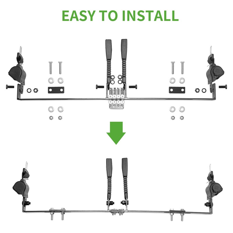 10L0L Universal 2 Passenger Golf Cart Seat Belt Bracket Kit