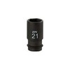 Kyoto Tool (KTC) Impact Wrench Socket BP4M09TP, Opposite Side Dimensions: 0.4 x Insertion Angle: 0.5 x Total Length: 2.0 inches (9 x 12.7 x 52 mm), Semi-Deep Thin