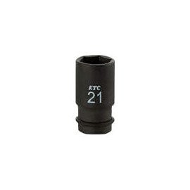 Kyoto Tool (KTC) Impact Wrench Socket BP4M09TP, Opposite Side Dimensions: 0.4 x Insertion Angle: 0.5 x Total Length: 2.0 inches (9 x 12.7 x 52 mm), Semi-Deep Thin