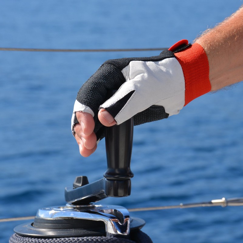 Sailing gloves with Kevlar® reinforced palms Size: XL