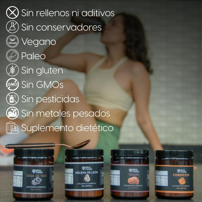 Cordyceps Suplemento en polvo de extracto de hongo - (100g)