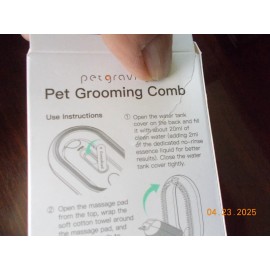 NIOB Petgravity Pet Grooming Comb 2.0 for Cleaning, Fur Removal, Massage