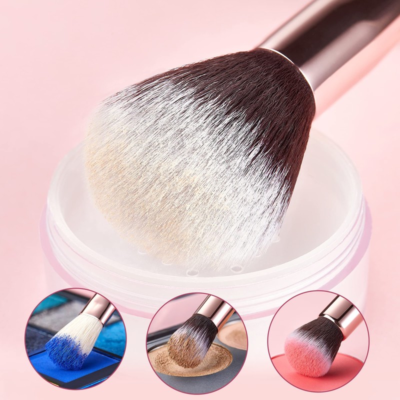 Jessup Makeup Brush Set 10 Pieces Cosmetic Makeup Brush Set