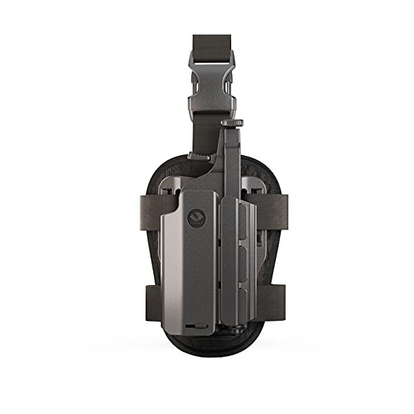 Orpaz SD9VE Light Bearing Holster Compatible with S&W SD9VE Holster with Light/Laser/Sight/Optics (Large Pistol Lights, Drop-Leg Attachment)