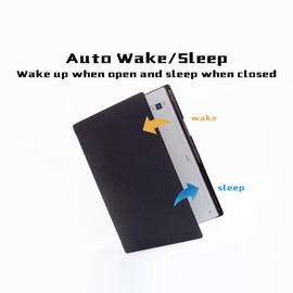 LaoShuSheng Case for Remarkable Paper Pro Tablet (11.8-inch,2024 Released) - Slim Lightweight PU Leather Book Folio Cover with Auto Sleep/Wake and Pen Holder ﻿ (Black)