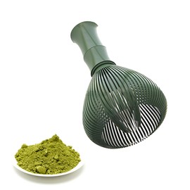 TVETE Matcha Blender, Matcha Whisk, Matcha Green Blender, ABS Plastic, Bamboo Shape, Quick Drying, Chasen, Tea Ceremony, Tool, Matcha Blend, Bubble, Whisk Tool, No Burrs, No Mold, Easy to Clean and