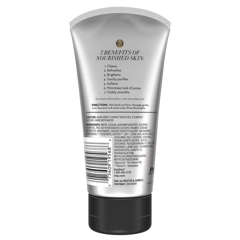 Olay Total Effects Revitalizing Foaming Face Cleanser, 5.0 oz Packaging