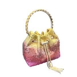 Cokvkuu Bling Crystal Rhinestone Purse for Women Sparkly Clutch Handbag Crossbody Bag for Evening Wedding Party Prom