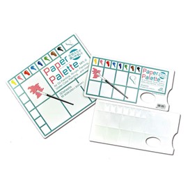 Muse Watercolor Palette, Paper Palette, Small, 30 Sheets MPL-1, White