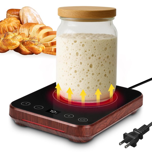Sourdough Starter Warmer, MAXVINI Upgrade Sourdough Warming Mat with Precision