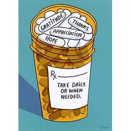 Thanks Prescription Bottle Doctor's Day CardL8