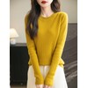 Chanyarn Women's 100% Merino Wool Sweater 2024 Fall Winter Crew