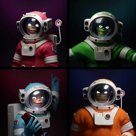 Superplastic x Astronaut 2D Vinyl 12-Inch Collectible Figure