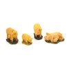 4 x Pigs and Piglets Christmas Figurines 6cm Birth Scene