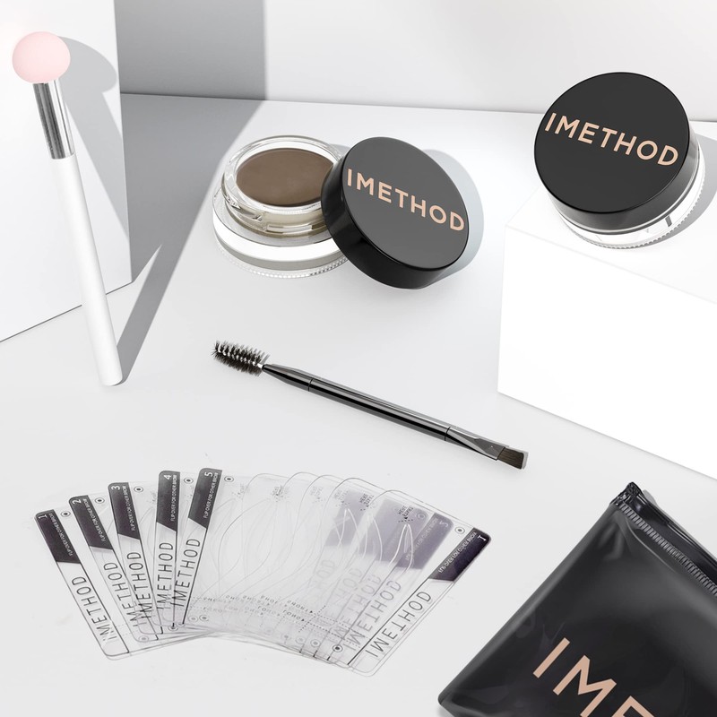 iMethod Eyebrow Stamp and Eyebrow Stencil Kit - Brow Stamp