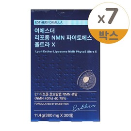 Esther Formula Yeo Esther Liposome NMN Phyto-S Ultra / 에스더포뮬러 여에스더 리포좀 NMN 파이토에스 울트라 X 380mg x 30매 7개