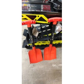 Life Line 2 Red Aluminum Collapsible Snowmobile Shovel Polaris Yamaha SkiDoo Arctic Cat