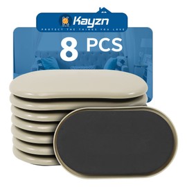 Kayzn Furniture Slider, 8pcs 3-1/2" x 6" Oval Heavy-Duty Furniture Movers