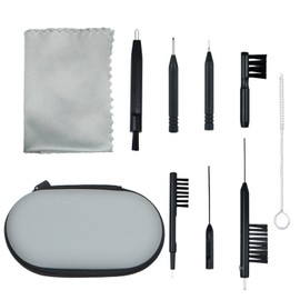 10 PCS Hearing Aid Cleaning Kits Hearing Amplifier Brush Tools Earbuds Headphones Airpods Cleaner Brush Kits with Case