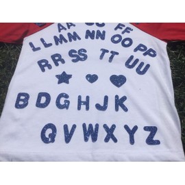 1" Tall Glitter Letters,Iron On Heat Transfer Vinyl for Custom Name,Birthday Girl Shirt,Boy Shirt,Birthday tees,Bridal Party,Love MOM, DAD, Lets Party,Decoration (Blue)