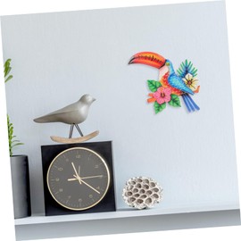 COHEALI Metal Toucan Wall Decor Rustic Bird Art for Bedroom Living Nursery Sturdy Charming Animal Decoration Unique present for Animal Lovers