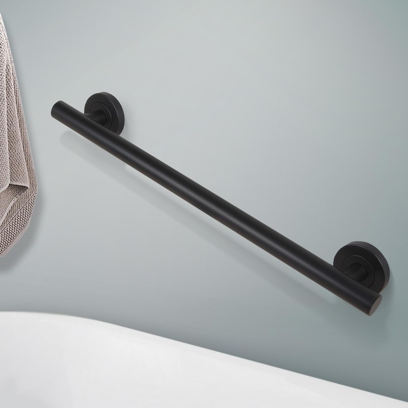 Lava Odoro Shower Grab Bar, Modern Stainless Steel Handicap Grab