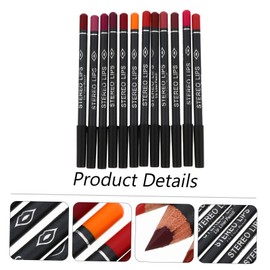 FOMIYES 2sets Makeup Lip Liner Lip Liner Pencil Set Comfortable Natural Look for Occasions 12pcs*2