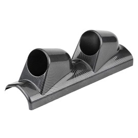 Aramox Car Gauge Holder Bracket, Universal 52mm Heavy Duty Racing Sport Meter Gauge Pillar Mount Pod Holder Bracket Gauge Holder