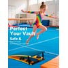 Duseu Gymnastics Springboard, 4 Springs Vault Training Board, Blue