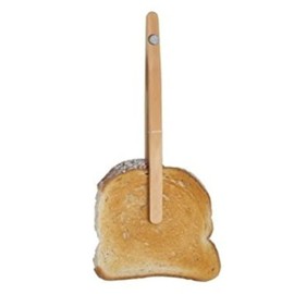 Lakeland Magnetic Wooden Long Reach Toast Tongs - No More Burnt Fingers!