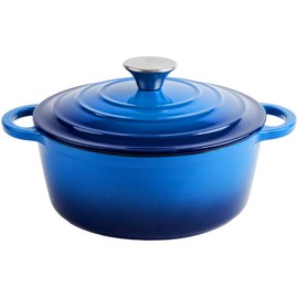 3 Quart Enameled Cast Iron Dutch Oven Pot with Lid, Oven Safe up to 550° F & Dishwasher Safe, Sturdy Dutch Oven Cookware