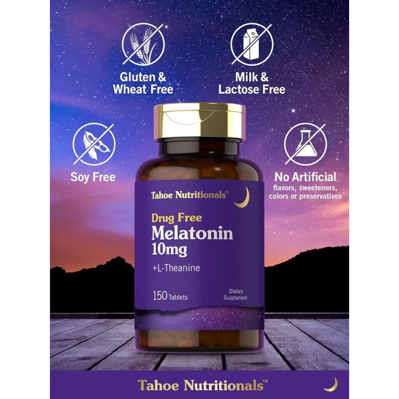 Tahoe Nutritionals Melatonina 12mg 90 Tab Disolución Rapida