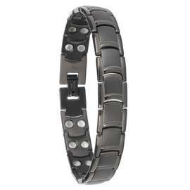 Titanium Magnetic Bracelet, Ultra Strength Magnetic Bracelet Arthritis and Carpal Tunnel Bracelets for Men Adjustable Length Health Care Jewelry Accessories Stainless Steel Bracelets for Women