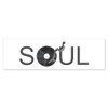 CafePress Soul Music Vinyl Sticker (Bumper) 10"x3" Rectangle Vinyl Bumper