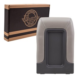 Brock Replacement Gray Center Console Lid Repair Kit Compatible with 2001-2006 Silverado Sierra Pickup Truck Tahoe Yukon & XL 19127365