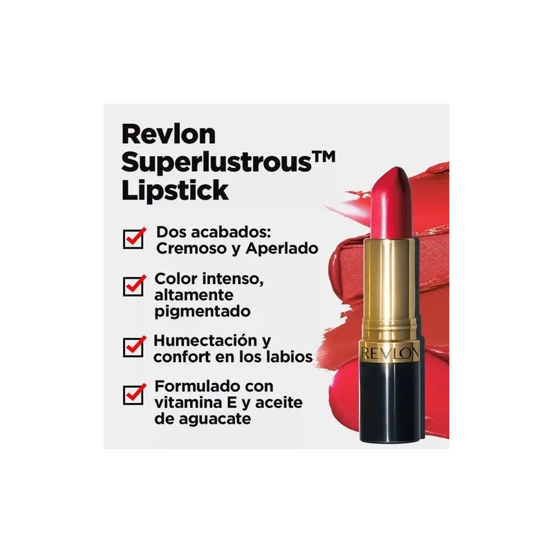 Lapiz Labial Revlon Super Lustrous Tono Softsilver Rose