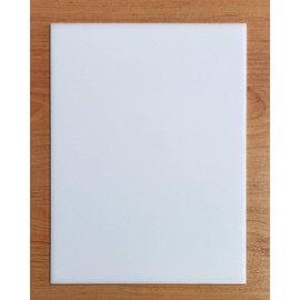 GOYAPRINT Acrylic Glass White 5 mm A4 Acrylic Plate Opal Plastic Panels Hard Plastic (2, 21 x 29.7 cm)