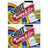 Shout Stain Remover Wipes, 12 Count (Pack of 2)