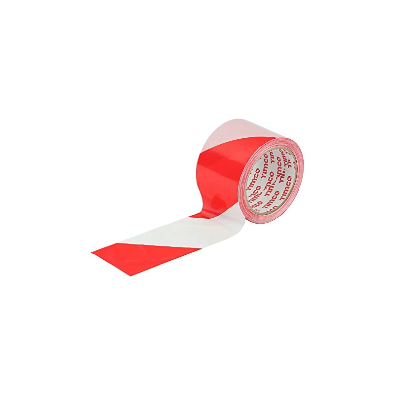 TIMco BART PVC Barrier Tape 70mm x 100m - Red/