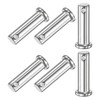 M METERXITY 6-Pack Single Hole Clevis Pins, M10 x 35mm