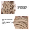 Women Long Wavy Light Blonde Wig Lady Fashionable Cosplay Party