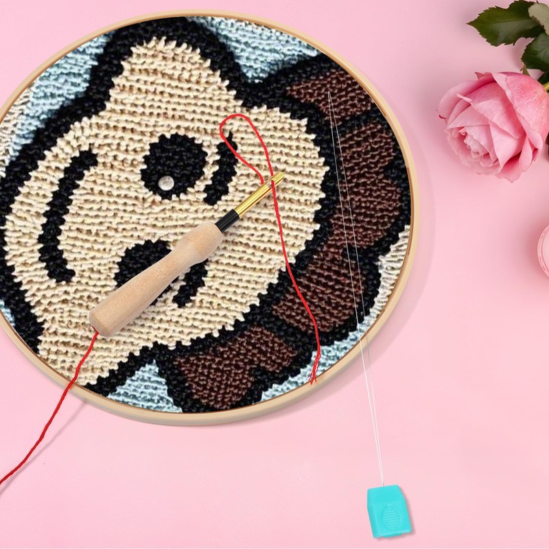 5 Pcs Embroidery Punch Needle Threader, Sewing Machine Needle Threader,