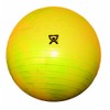 CanDo Abs Inflatable Ball, Yellow, 17.7 Inch