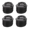 4pcs Kayak Scupper Plugs, Push-in Drain Hole Stoppers with Pull