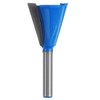 HARFINGTON Dovetail Router Bit 1/4" Shank 1" Dia Tungsten Carbide