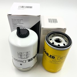 500 Hours Maintenance Tune Up Kit for KDI2504M KDI 1903 M Diesel Engines 15REOZK 20REOZK 18EFKOZD Generators with Genuine Fuel Filter ED0021753200-S and Genuine Oil Filter ED0021752800-S