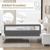 Costway 71" Foldable Adjustable Extra Long Bed Rail Guard Bed