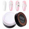 GZMAYUEN Solid Nail Extension Builder Gel 15 ml White Solid